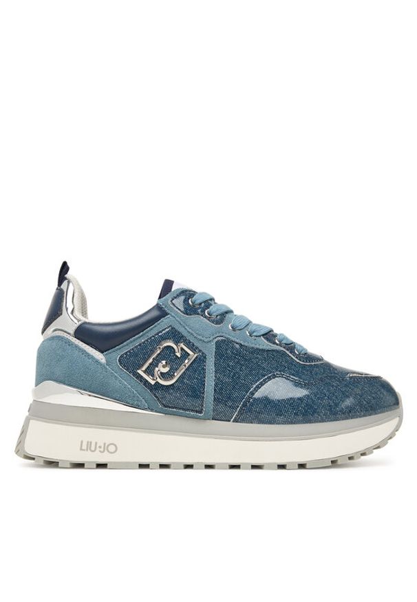 Liu Jo Sneakersy Maxi Wonder BF5009 PX767 Granatowy. Kolor: niebieski. Materiał: materiał