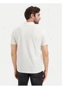 Karl Lagerfeld - KARL LAGERFELD Polo 745024 563221 Biały Regular Fit. Typ kołnierza: polo. Kolor: biały. Materiał: bawełna #5