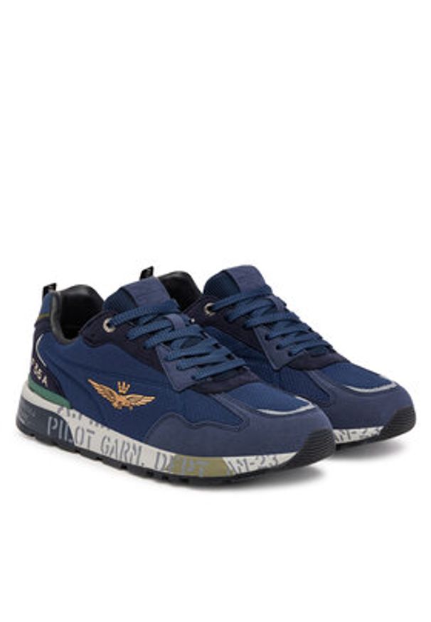 Aeronautica Militare Sneakersy 252SC0276UCT04249 Granatowy. Kolor: niebieski. Materiał: materiał