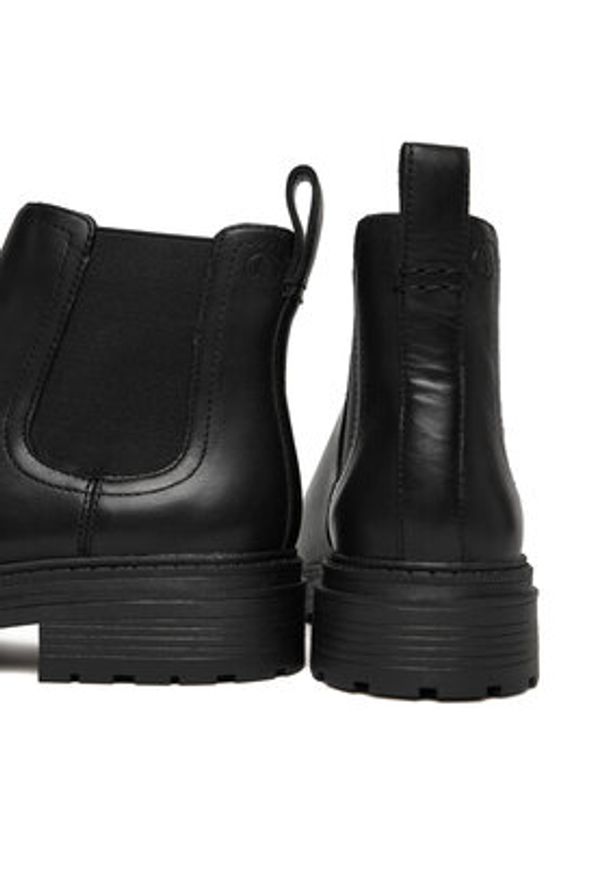 Clarks Sztyblety Orinoco3 Lane 26184624 Czarny. Kolor: czarny. Materiał: skóra