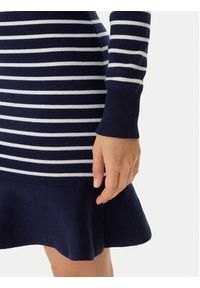 Guess Sukienka dzianinowa W5BK47 Z0422 Granatowy Regular Fit. Kolor: niebieski. Materiał: syntetyk