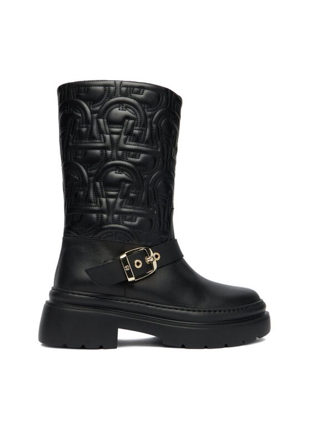 Aigner Botki 1252010 Czarny. Kolor: czarny. Materiał: skóra