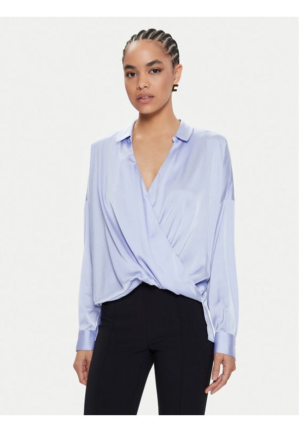 Imperial Koszula CJF4HDG Fioletowy Relaxed Fit. Kolor: fioletowy. Materiał: syntetyk