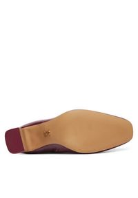 Steve Madden Botki Adelisa SM11002626 Bordowy. Kolor: czerwony. Materiał: skóra