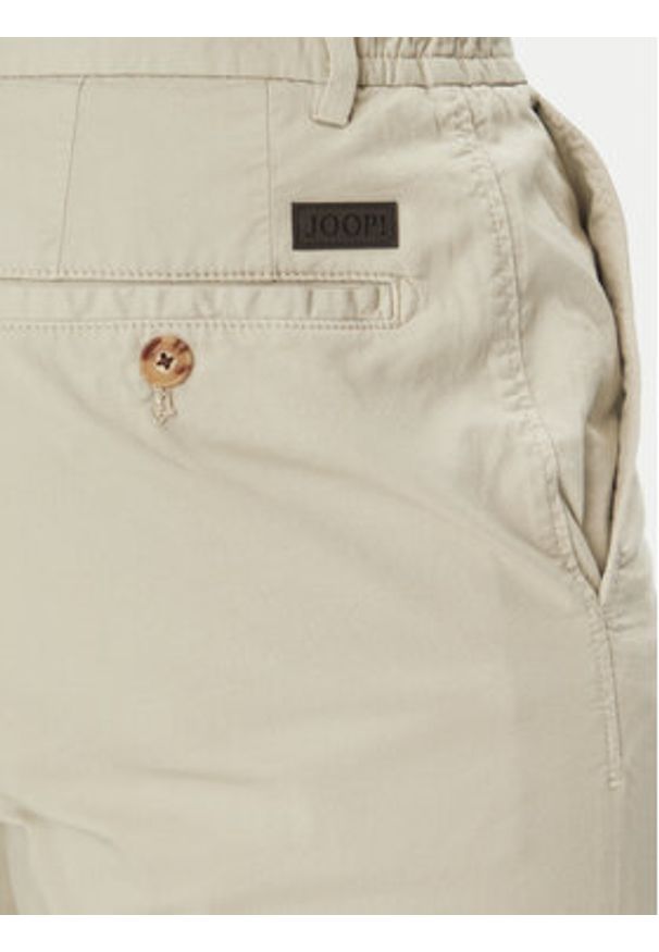 JOOP! Szorty materiałowe 17 JT-80Capri-D 30045912 Beżowy Slim Fit. Kolor: beżowy. Materiał: bawełna