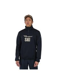 Bluza męska Rossignol Signature Ski Hz Fleece. Kolor: czarny. Sezon: zima. Sport: narciarstwo #1