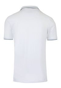 Oryginalna Koszulka Polo - Brave Soul - Biała. Okazja: na co dzień. Typ kołnierza: polo. Kolor: biały. Materiał: bawełna. Styl: casual