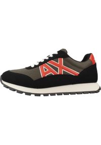 Armani Exchange - Kapcie ARMANI EXCHANGE XM001960 AF1938 Czarny. Kolor: czarny. Materiał: syntetyk, tkanina. Sport: turystyka piesza