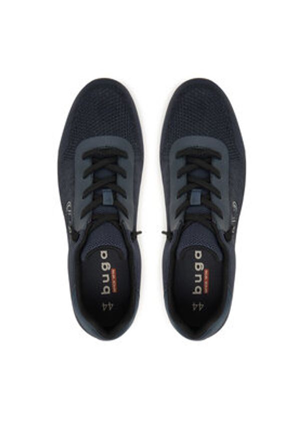 Bugatti Sneakersy Trevor 325-A3812-6900-4100 Granatowy. Kolor: niebieski. Materiał: skóra