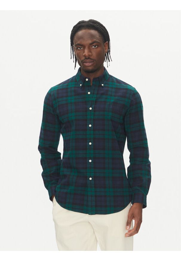 Polo Ralph Lauren Koszula 710922273003 Kolorowy Custom Fit. Typ kołnierza: polo. Materiał: bawełna. Wzór: kolorowy