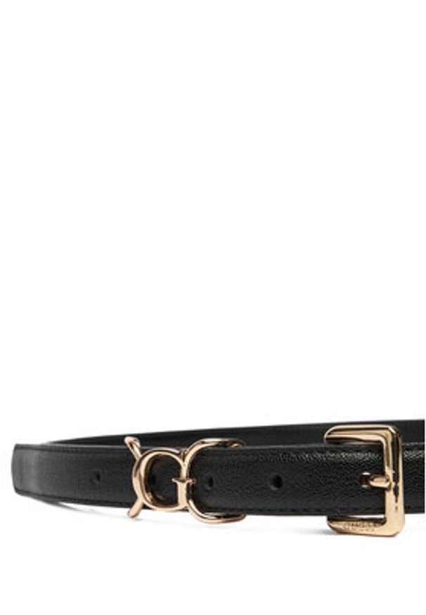 Guess Pasek Damski BW9300 P5420 Czarny. Kolor: czarny. Materiał: skóra