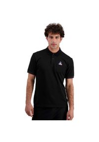 Polo Le Coq Sportif Essentiels. Typ kołnierza: polo. Kolor: czarny