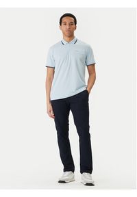 Jack & Jones Polo Fusion 12289953 Błękitny Regular Fit. Typ kołnierza: polo. Kolor: niebieski. Materiał: bawełna #3