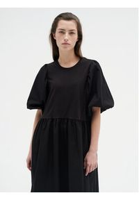 InWear Sukienka codzienna Kisumeiw 30108509 Czarny Loose Fit. Okazja: na co dzień. Kolor: czarny. Materiał: bawełna. Typ sukienki: proste. Styl: casual #9