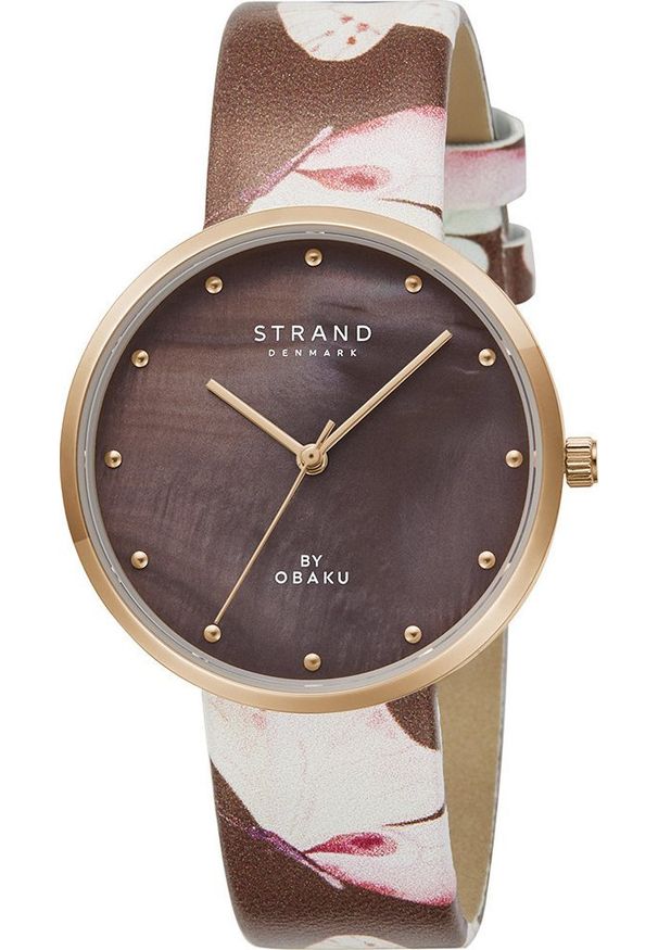 Zegarek Strand Zegarek damski Strand S700LXVNPN-DJB różowy. Kolor: różowy