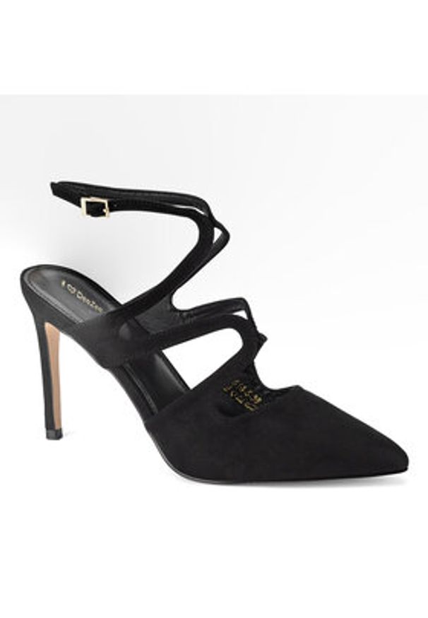 DeeZee Szpilki WYL3616-5 Czarny. Kolor: czarny. Materiał: materiał. Obcas: na szpilce