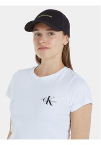 Calvin Klein Jeans Czapka z daszkiem Monogram Cap K60K610280 Czarny. Kolor: czarny. Materiał: materiał