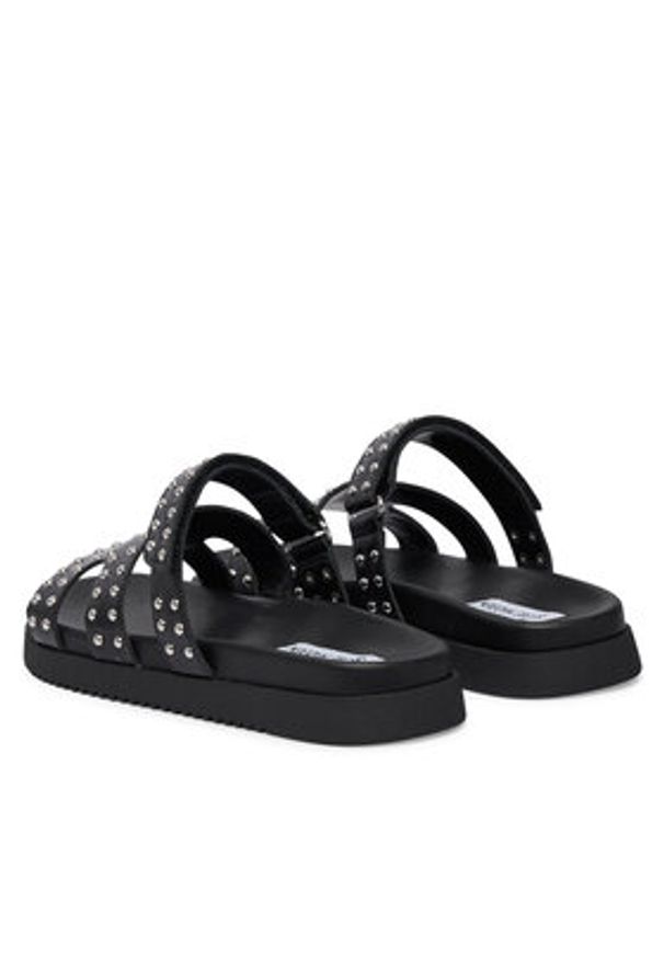 Steve Madden Klapki Missile-S 11003772 Czarny. Kolor: czarny. Materiał: skóra