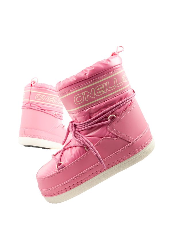 O'Neill - Buty śniegowce damskie O'neill Lisa. Kolor: różowy. Materiał: tkanina, materiał, skóra ekologiczna. Szerokość cholewki: normalna. Sezon: zima