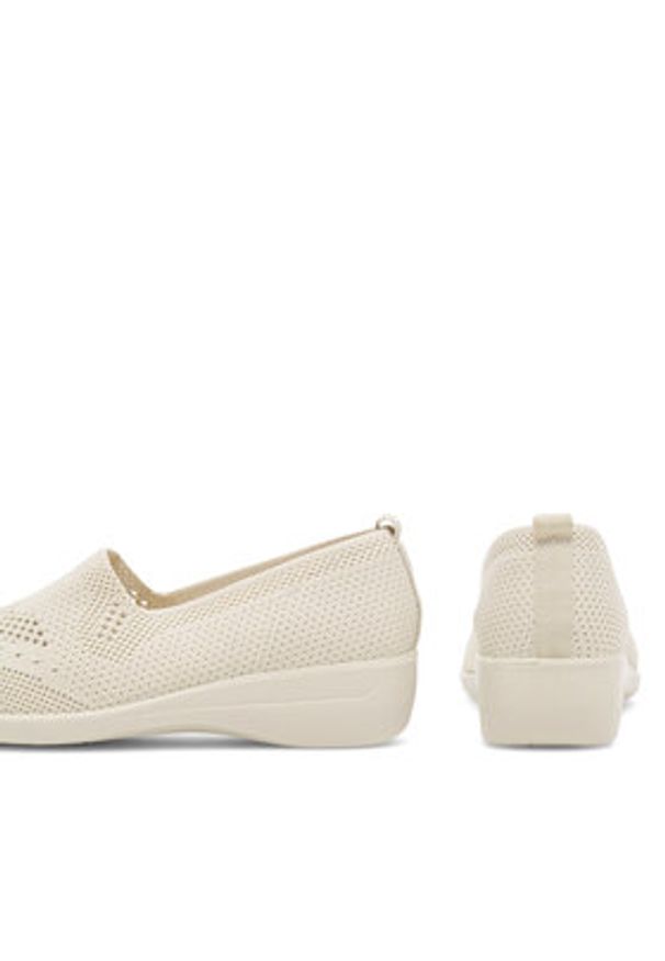 Clara Barson Półbuty HMD220355-01 Beżowy. Kolor: beżowy. Materiał: materiał