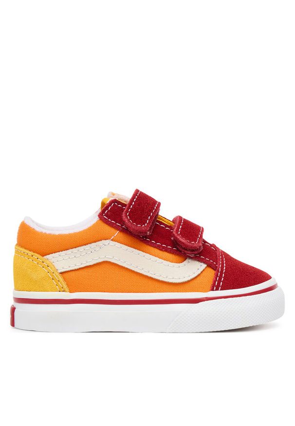 Tenisówki Vans. Kolor: pomarańczowy. Styl: retro