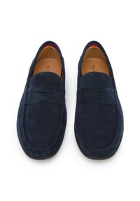 Wittchen - Męskie mokasyny pensówki zamszowe cieniowane granatowe. Zapięcie: pasek. Kolor: niebieski. Materiał: zamsz, skóra. Wzór: aplikacja. Sezon: lato. Styl: klasyczny, elegancki #2