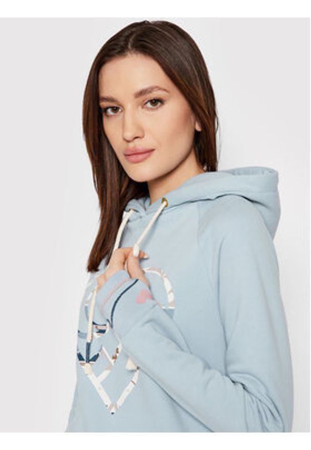 Femi Stories Bluza Till Błękitny Regular Fit. Kolor: niebieski. Materiał: bawełna