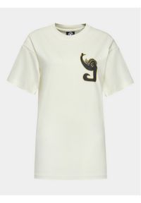 Grimey T-Shirt GA689 Biały Urban Fit. Kolor: biały. Materiał: bawełna