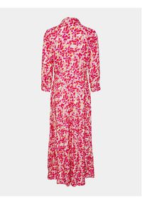 YAS Sukienka koszulowa Savanna 26022663 Różowy Loose Fit. Kolor: różowy. Materiał: wiskoza. Typ sukienki: koszulowe #2