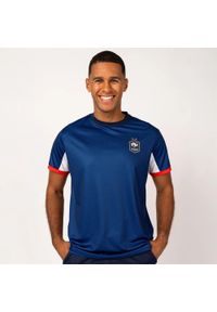 Koszulka piłkarska męska Francja - FFF. Kolor: niebieski. Materiał: poliester. Sport: piłka nożna #1