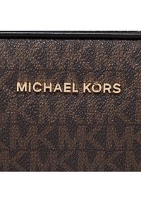 MICHAEL Michael Kors Torebka Jet Set 32F1GJ6C7B Brązowy. Kolor: brązowy. Materiał: skórzane