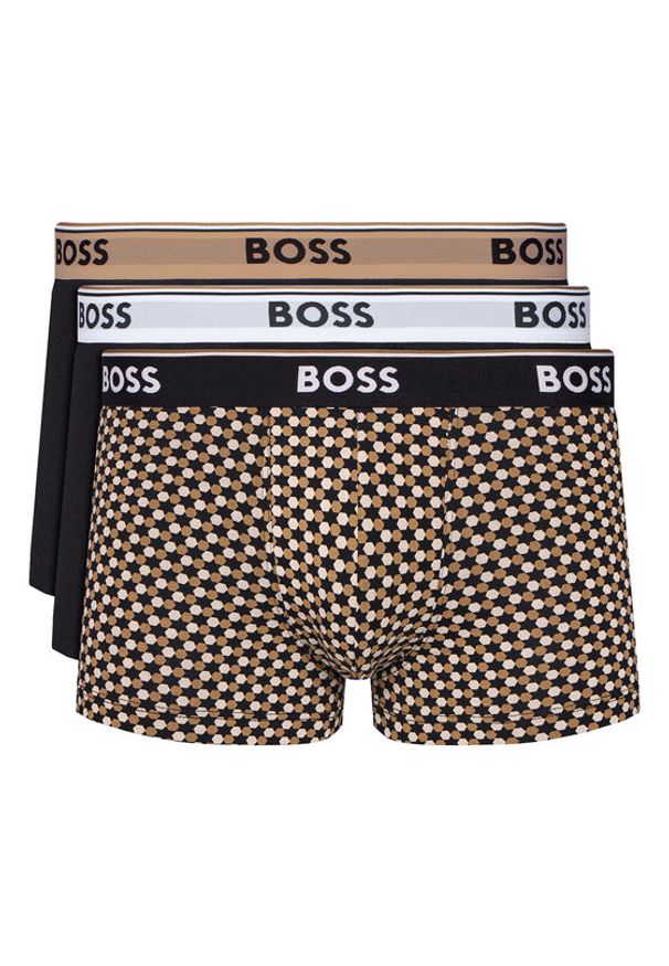 BOSS Komplet bokserek 50531701 Kolorowy. Materiał: bawełna. Wzór: kolorowy