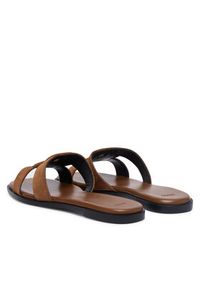 BOSS Klapki Charlize 50563333 Beżowy. Kolor: beżowy. Materiał: zamsz, skóra #6