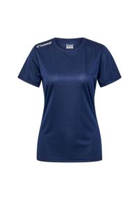 Damski jersey Hummel. Kolor: niebieski. Materiał: jersey. Sport: bieganie, piłka nożna #1