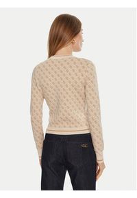 Guess Sweter Lise W4BR21 Z37K0 Beżowy Regular Fit. Kolor: beżowy. Materiał: syntetyk #4