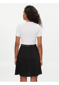 Calvin Klein Jeans Sukienka letnia Logo J20J223066 Biały Regular Fit. Kolor: biały. Materiał: wiskoza. Sezon: lato #2