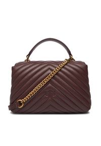 Pinko - PINKO Torebka Love Lady Puff Mini Cl Al 25-26 PLTT 100044 A0GK Bordowy. Kolor: czerwony. Materiał: skórzane #4