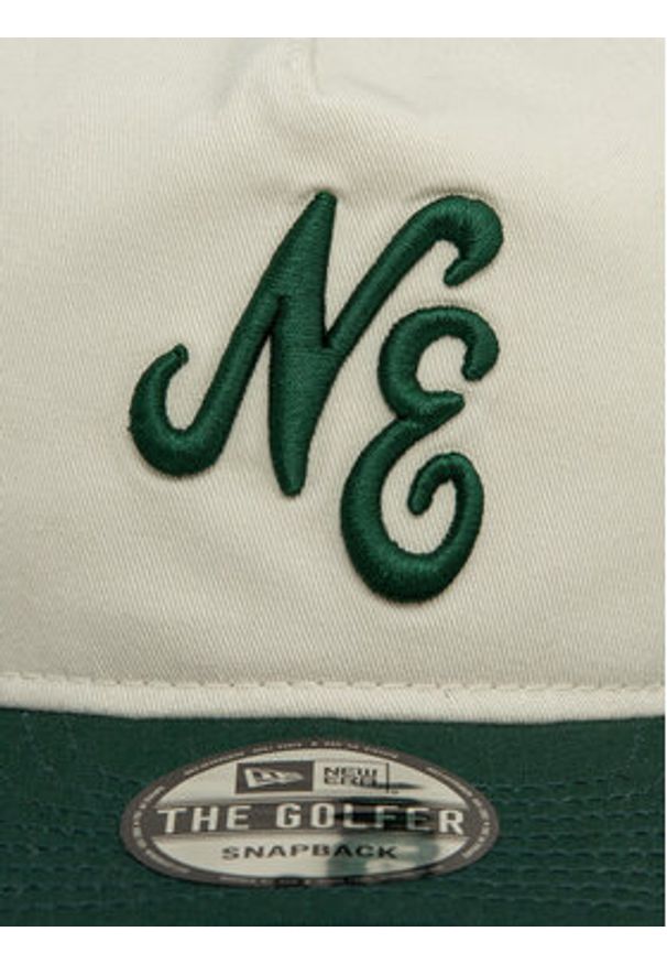 New Era Czapka z daszkiem Precurved Unstructured Golfer 60595461 Beżowy. Kolor: beżowy. Materiał: bawełna, materiał