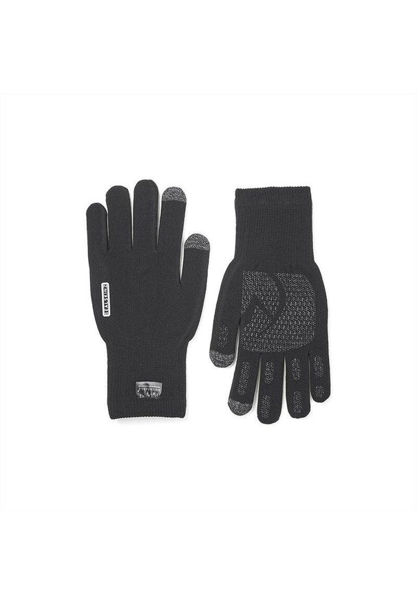 SEALSKINZ - Długie wodoodporne rękawice Sealskinz Anmer Ultra Grip. Kolor: czarny. Sport: kolarstwo