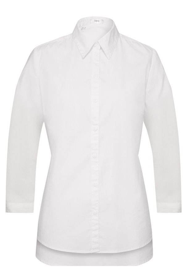Bluzka oversize z ochroną przed promieniowaniem UV, długa bonprix biały. Kolor: biały. Długość: długie