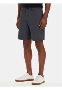 TOMMY HILFIGER - Tommy Hilfiger Szorty materiałowe Dover Print MW0MW42353 Granatowy Slim Fit. Kolor: niebieski. Materiał: bawełna. Wzór: nadruk #1