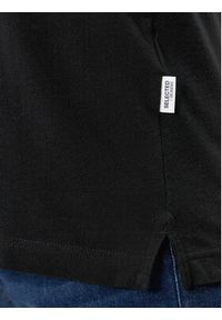 Selected Homme Polo 16088553 Czarny Regular Fit. Typ kołnierza: polo. Kolor: czarny #3
