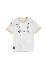 Puma - Młodzieżowa trzecia koszulka Stade Reims 24/25 PUMA White Granola. Kolor: biały