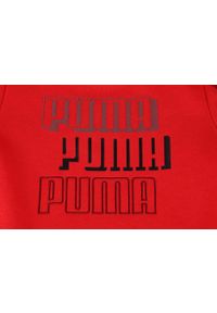 Bluza sportowa dla dzieci Puma Alpha Crew FL. Kolor: czerwony