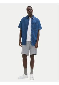 Jack & Jones Szorty materiałowe Tace Mykonos 12269376 Niebieski Tapered Fit. Kolor: niebieski. Materiał: len, wiskoza #8