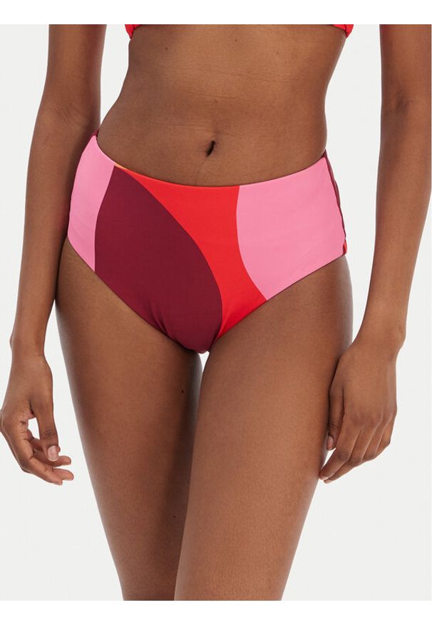 Seafolly Dół od bikini Sorrento 40646-277 Kolorowy. Materiał: syntetyk. Wzór: kolorowy