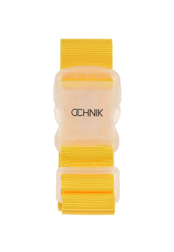Ochnik - Pas bagażowy w kolorze żółtym. Kolor: żółty