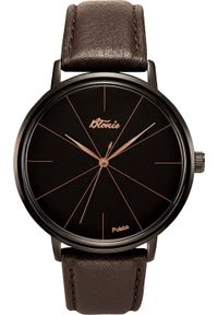 Zegarek Pan i Pani Gadżet Zegarek Błonie klasyczny Zodiak Heban męski .. Kolor: czarny. Styl: klasyczny #1