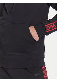 Hugo - HUGO Bluza Liam 50540921 Czarny Regular Fit. Kolor: czarny. Materiał: bawełna #5