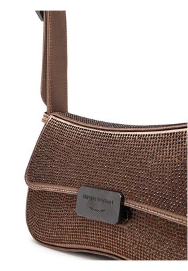Emporio Armani Torebka EW001014 AF15442 U6165 Brązowy. Kolor: brązowy. Materiał: skórzane